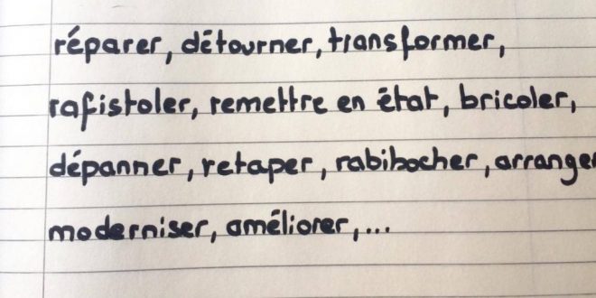 La Fille à l’envers aime les réparations…