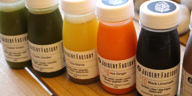 Juicery Factory… Des bouteilles vitaminées