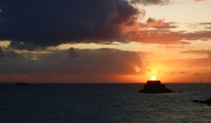 coucher de soleil Saint Malo